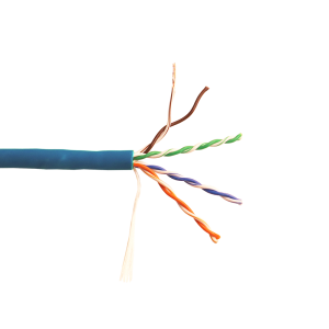 LANMASTER UTP cord cable, 4x2, cat. 5E, 350 MHz, LSZH, 305 m